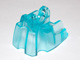 Large Figure Foot, Short with Ball Joint Socket in Trans-Light Blue