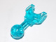 Large Figure Skeletal, Limb, 4L with Ball Joint on Axle and Ball Socket in Trans-Light Blue