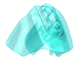 Large Figure Limb Cover, Size 3, Armor with Ball Joint Socket in Trans-Light Blue