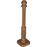 Lamp Post 2 x 2 x 7 with 4 Base Flutes in Medium Nougat