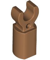 Bar Holder with Clip in Medium Nougat