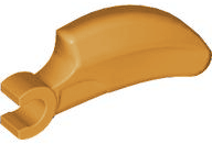 Creature Body Part, Barb Large (Claw, Talon) with Clip in Medium Nougat