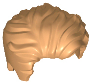 Hair Swept Left Tousled [Plain] in Medium Nougat