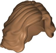 Hair Mid-length with Side Part, Wavy in Medium Nougat