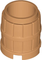 Barrel 2 x 2 x 2 in Medium Nougat