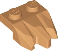 Plate Special 2 x 3 with Rocks in Medium Nougat