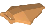 Windscreen 6 x 4 x 1 Hexagonal with Handle in Medium Nougat