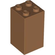 Brick 2 x 2 x 3 in Medium Nougat