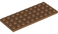 Plate 4 x 10 in Medium Nougat