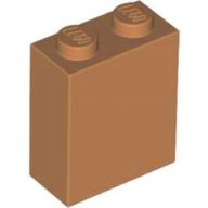 Brick 1 x 2 x 2 with Inside Stud Holder in Medium Nougat