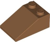 Brick Sloped 33° 3 x 2 in Medium Nougat