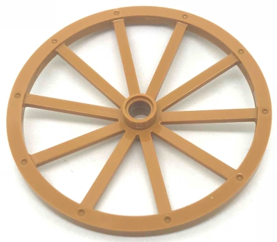 Wheel Wagon Giant (56mm D., 7 studs Dia.) in Medium Nougat