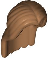 Hair Long Parted in Center in Medium Nougat