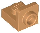 Bracket 1 x 1 - 1 x 1 Inverted in Medium Nougat