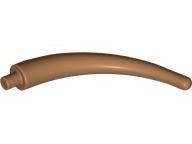 Animal Body Part / Plant, Tail / Claw / Horn / Branch / Tentacle, End Section in Medium Nougat