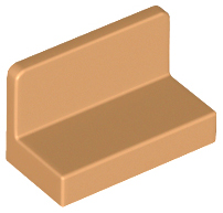 Panel 1 x 2 x 1 [Rounded Corners] in Medium Nougat