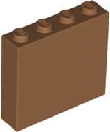 Brick 1 x 4 x 3 in Medium Nougat