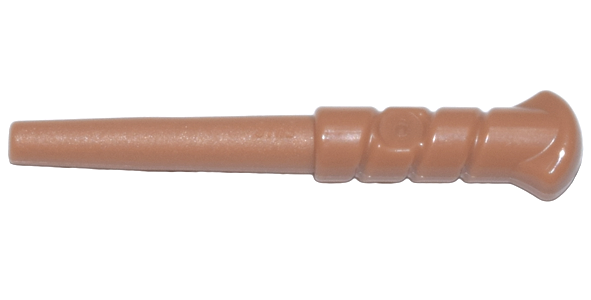 Equipment Wand, Wide End, Spiral in Medium Nougat