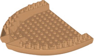 Boat Hull Section, Brick 16 x 13 x 2 in Medium Nougat