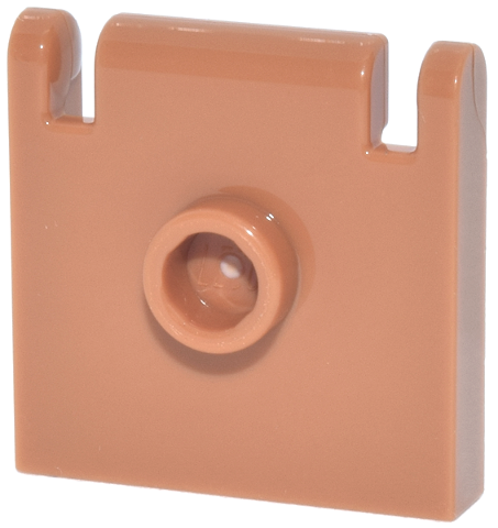 Lid for Box 2 x 2, Hinged in Medium Nougat