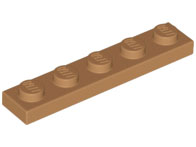 Plate 1 x 5 in Medium Nougat