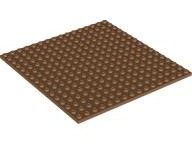 Plate 16 x 16 in Medium Nougat