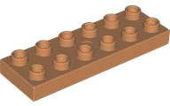 Duplo Plate 2 x 6 in Medium Nougat