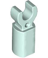 Bar Holder with Clip in Light Aqua