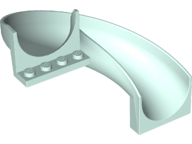 Slide Curved 180° in Light Aqua