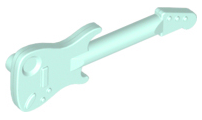 Musical Instrument Guitar Electric [Plain] in Light Aqua