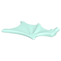 Animal Body Part, Bat Wing with Shaft [Chima Bat Wing] in Light Aqua
