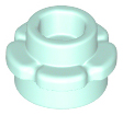Plant, Flower, Plate Round 1 x 1 with 5 Petals in Light Aqua