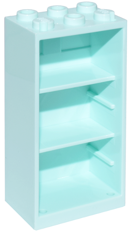 Cupboard 2 x 3 x 5 in Light Aqua