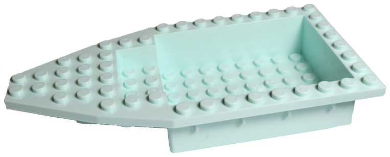 Boat Deck 8 x 16 x 3 in Light Aqua