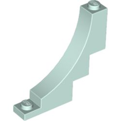 Brick Curved 1 x 5 x 4 Inverted in Light Aqua