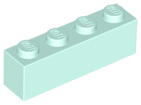 Brick 1 x 4 in Light Aqua