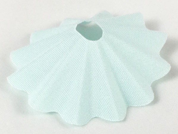 Hipwear, Skirt Ruffled Edge, Large Hole in Light Aqua