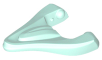 Creature Body Part, Dragon / Bird Lower Jaw in Light Aqua