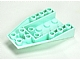 Brick Wedged, Sloped Inverted 6 x 4 with 4 Stud Connections in Light Aqua