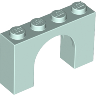 Brick Arch 1 x 4 x 2 in Light Aqua