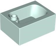 Duplo Bath in Light Aqua