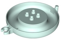 Duplo Boat / Raft / Ring, 8 x 8 Bottom in Light Aqua