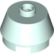 Brick Round 2 x 2 Truncated Cone in Light Aqua