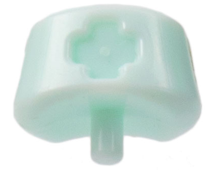 Headwear Accessory Hat with Small Pin (Nurse) in Light Aqua