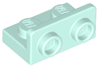 Bracket 1 x 2 - 1 x 2 Inverted in Light Aqua
