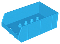 Duplo Dump Truck Body with 2 x 4 Studs in Dark Azure