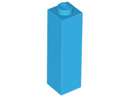 Brick 1 x 1 x 3 in Dark Azure