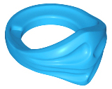 Minifig Neckwear Bandana (Ninjago) in Dark Azure