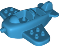 Duplo Airplane 12 x 10 x 4 in Dark Azure