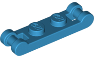 Plate Special 1 x 2 with Handles on Ends in Dark Azure